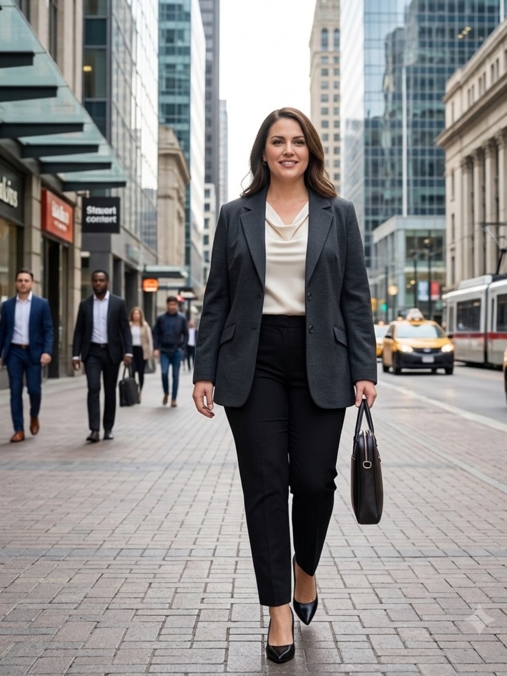 Chico’s Charcoal 2-Button Blazer